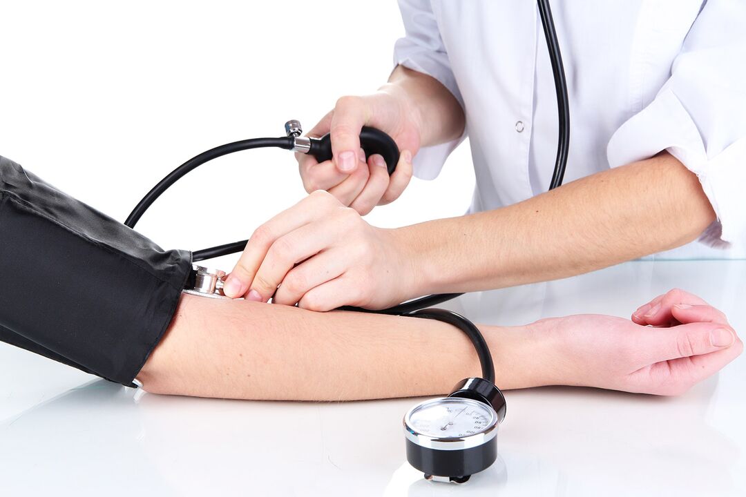 Increased pressure - Hypertension sign